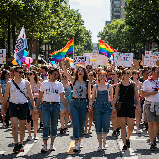 imagen sobre la marcha lgtbi