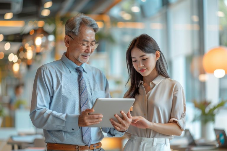 Imagen de Negocio, Mujer y Hombre.