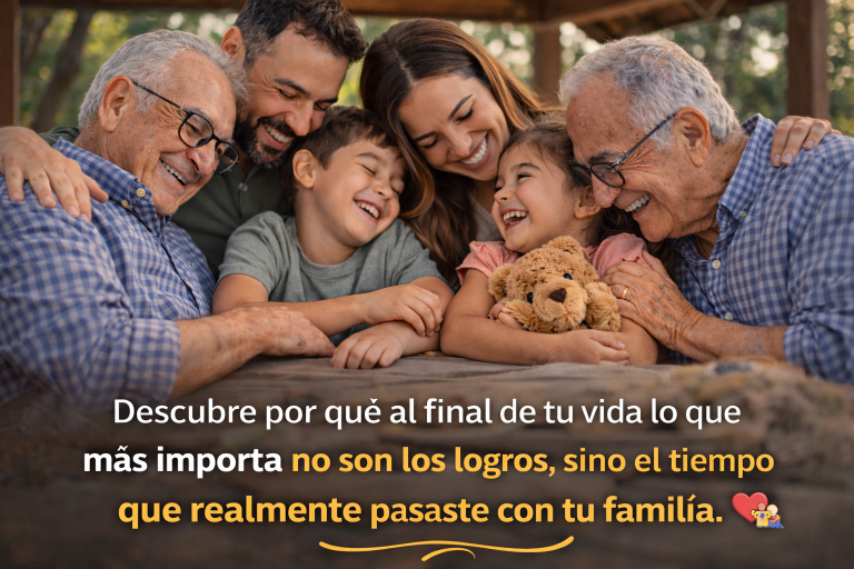 Descubre por qué al final de tu vida lo que más importa no son los logros, sino el tiempo que realmente pasaste con tu familia.