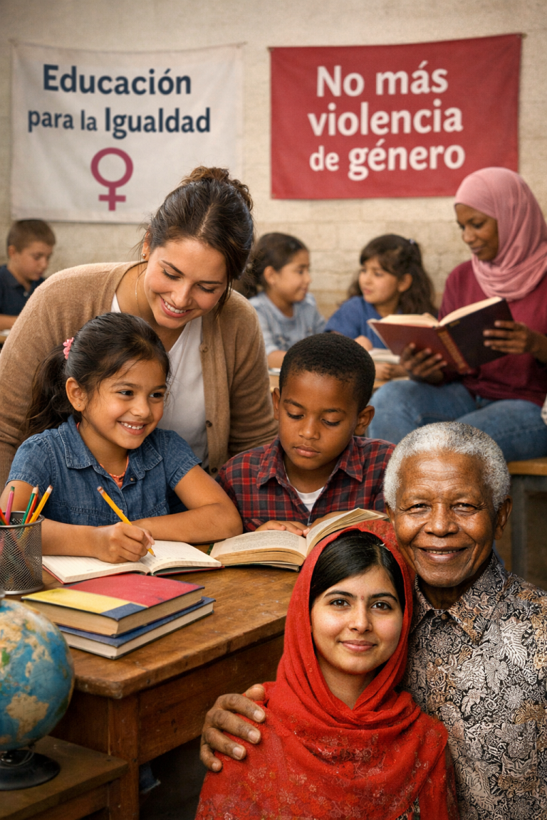 Educación que cambia vidas: descubre cómo un niño puede transformar el mundo y acabar con la violencia de género