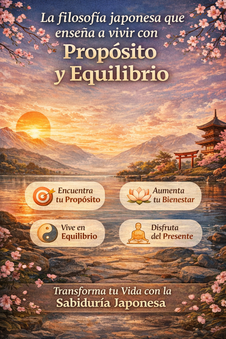 La filosofía japonesa que enseña a vivir con propósito y equilibrio