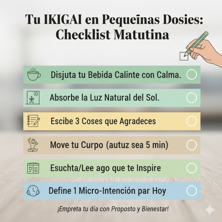 ¿Tu café matutino es la clave de la felicidad? Descubre cómo el poder de las pequeñas cosas transforma tu vida según el Ikigai. ¡No creerás lo que te falta!