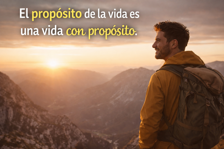 El significado de vivir con propósito en la sociedad actual