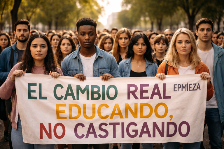 El cambio real ocurre cuando dejamos de sembrar la violencia