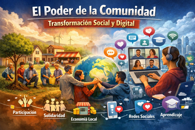 Descubre la importancia de la comunidad en el desarrollo social y digital, su impacto económico y cómo crear comunidades sólidas y participativas.