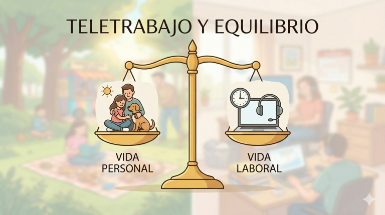 El teletrabajo se ha convertido en una de las mayores transformaciones del mundo laboral actual. En primer lugar, ha cambiado la forma de organizar el día a día de muchas personas. Además, el equilibrio vida laboral y personal es ahora uno de los principales retos del trabajo remoto en casa. Por ello, la frontera entre tiempo personal y profesional es cada vez más difusa. Este cambio ha crecido con el teletrabajo en España y Europa, y, en consecuencia, ha abierto un debate sobre bienestar y productividad.