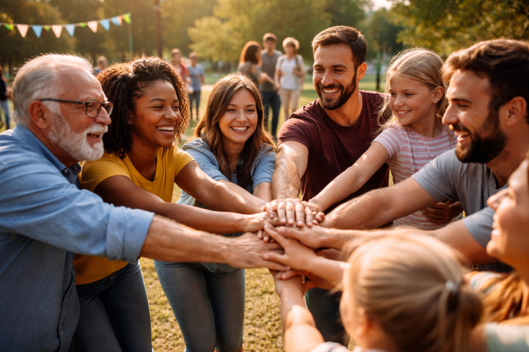 Personas en comunidad