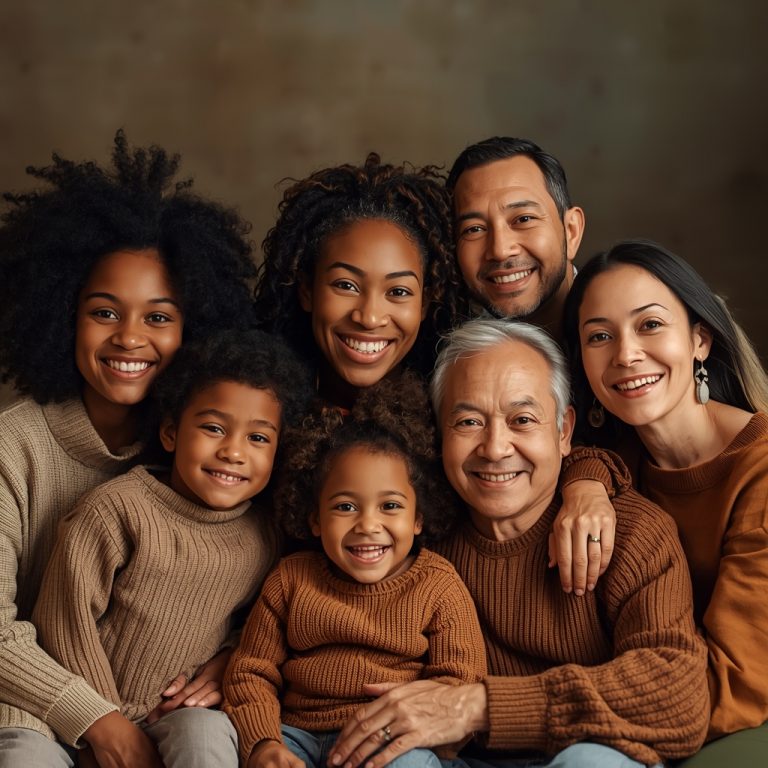 Imágen donde se muestra una familia