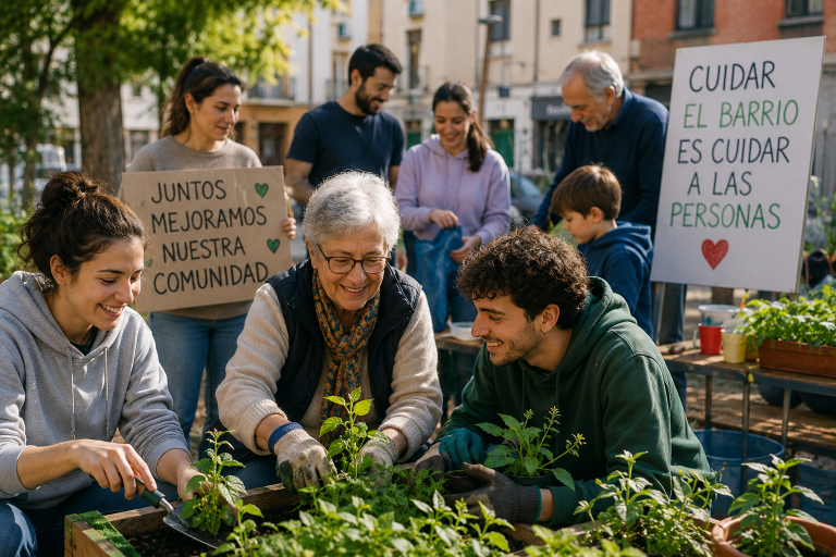 Redes vecinales y proyectos comunitarios crecen en España para combatir la soledad y fortalecer la convivencia social.