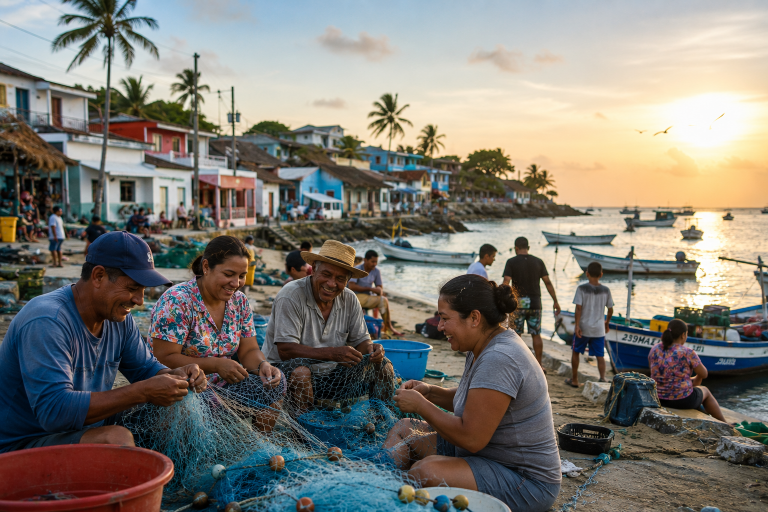La unión comunitaria fortalece la vida en la costa En numerosos pueblos costeros, los vecinos participan activamente en actividades colectivas que fortalecen la convivencia.