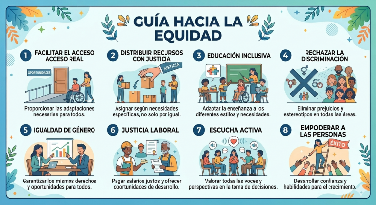 El concepto de equidad social y su importancia en la sociedad se ha convertido en uno de los pilares fundamentales del debate público contemporáneo. A diferencia de la igualdad, la equidad no consiste en dar lo mismo a todos, sino en ofrecer a cada persona lo que necesita para tener las mismas oportunidades. Esta idea es esencial para comprender el qué es la equidad y cómo se diferencia de la igualdad, especialmente en contextos donde existen desigualdades históricas o estructurales. En la actualidad, la equidad se aplica en ámbitos como la educación, la sanidad, el empleo y la justicia social. Su objetivo es reducir las brechas existentes entre distintos grupos de población y garantizar que todas las personas puedan desarrollar su potencial sin barreras injustas. El interés por el principio de equidad en la sociedad moderna refleja la necesidad de construir sistemas más justos y adaptados a la diversidad humana.