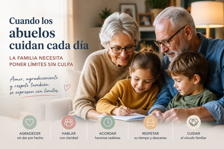 En muchas casas, la escena se repite cada semana. Los niños salen del colegio antes de que sus padres puedan llegar, las reuniones se alargan y una llamada rápida vuelve a resolverlo todo: “¿Puedes recogerlos hoy?”. Así, los abuelos cuidadores se convierten en el gran apoyo diario de la familia. Preparan meriendas, ayudan con deberes, acompañan a médicos, llevan a actividades extraescolares y sostienen una parte importante de la conciliación familiar.